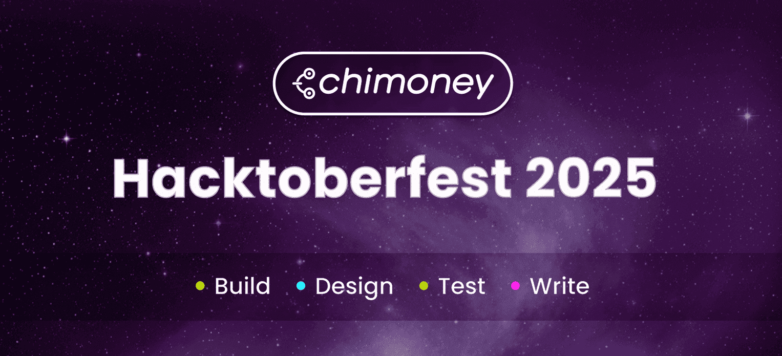 Hacktoberfest 2025: Build, Contribute, and Learn with Chimoney 🚀