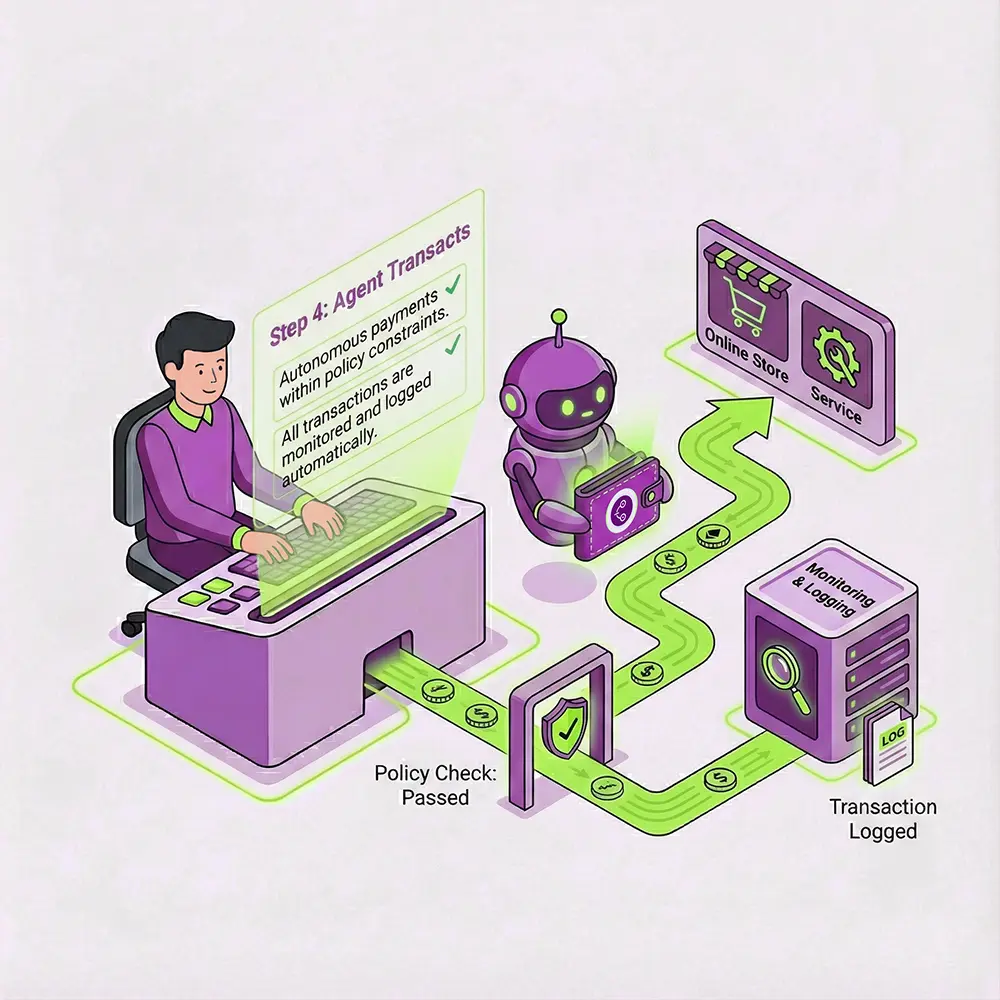 Step 4: Agent Transacts